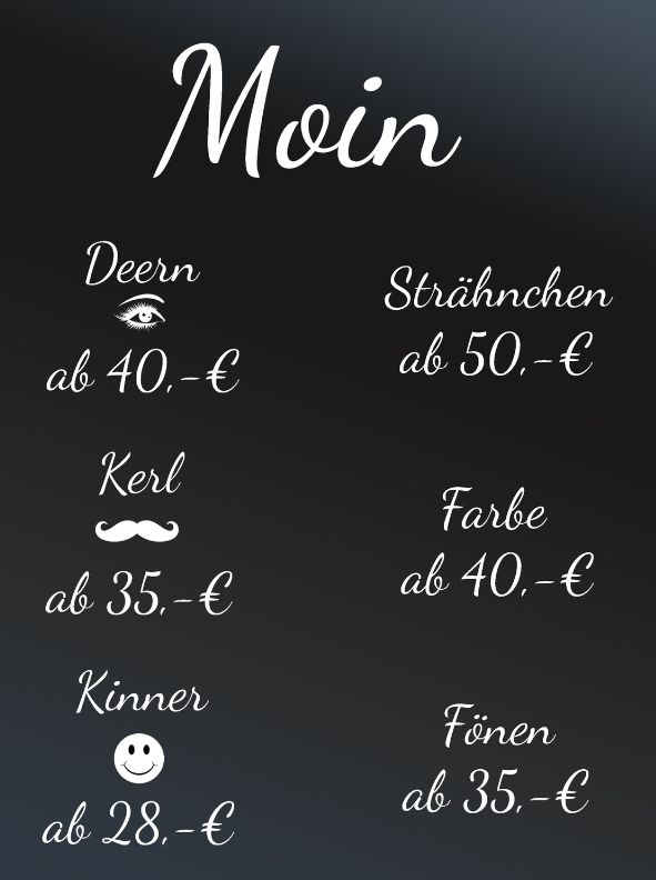 Preisliste Todo Norderney